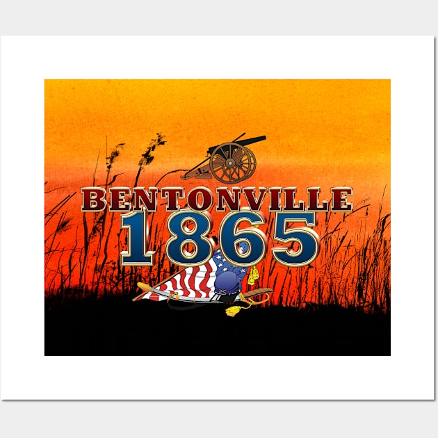 Bentonville 1865 Wall Art by teepossible